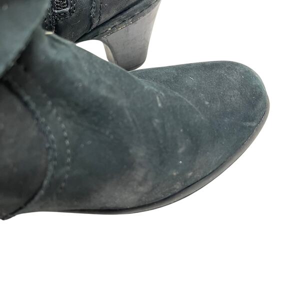 Cobb Hill New Balance Black Genuine Leather Suede Ankle Boots Booties Shoes 6 - Picture 15 of 15